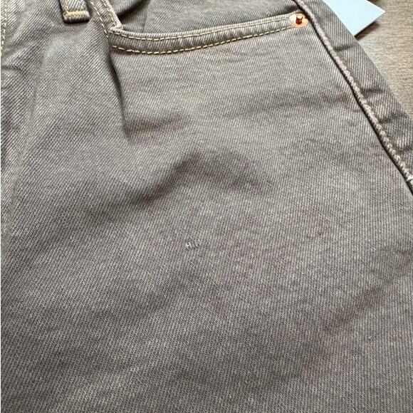 RE/DONE 70s Ultra High Rise Stove Pipe Jeans in Washed Chocolate size 26 NWT - Picture 10 of 11